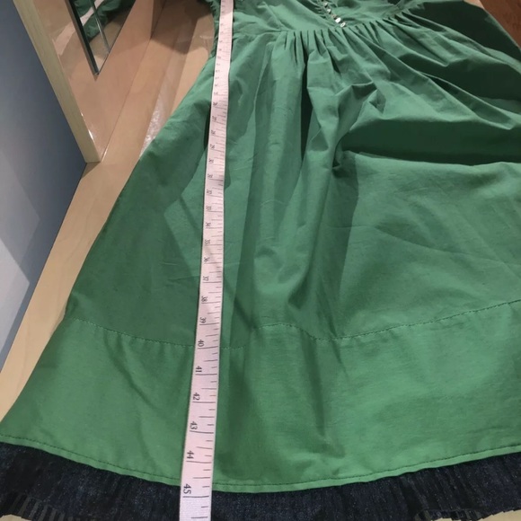 NEW! Zara Green Midi Dress Size M made in Morocco - Picture 10 of 11